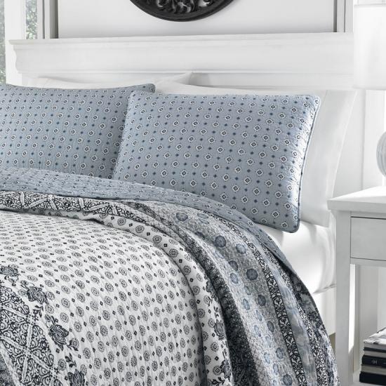 cxmicrotex Boho Stripe Cottontage Quilt Set Prošivena posteljina