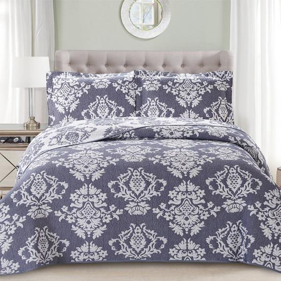 cxmicrotex Damask Purple Posteljina Jacquard Komplet popluna