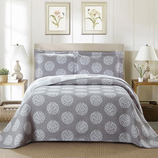 cxmicrotex Full Queen Grey Jacquard set posteljine