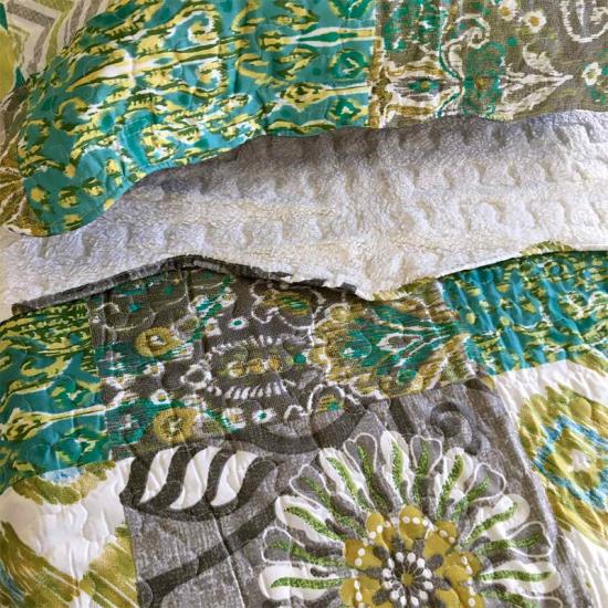 Patchwork šerpa poplun i lažni set